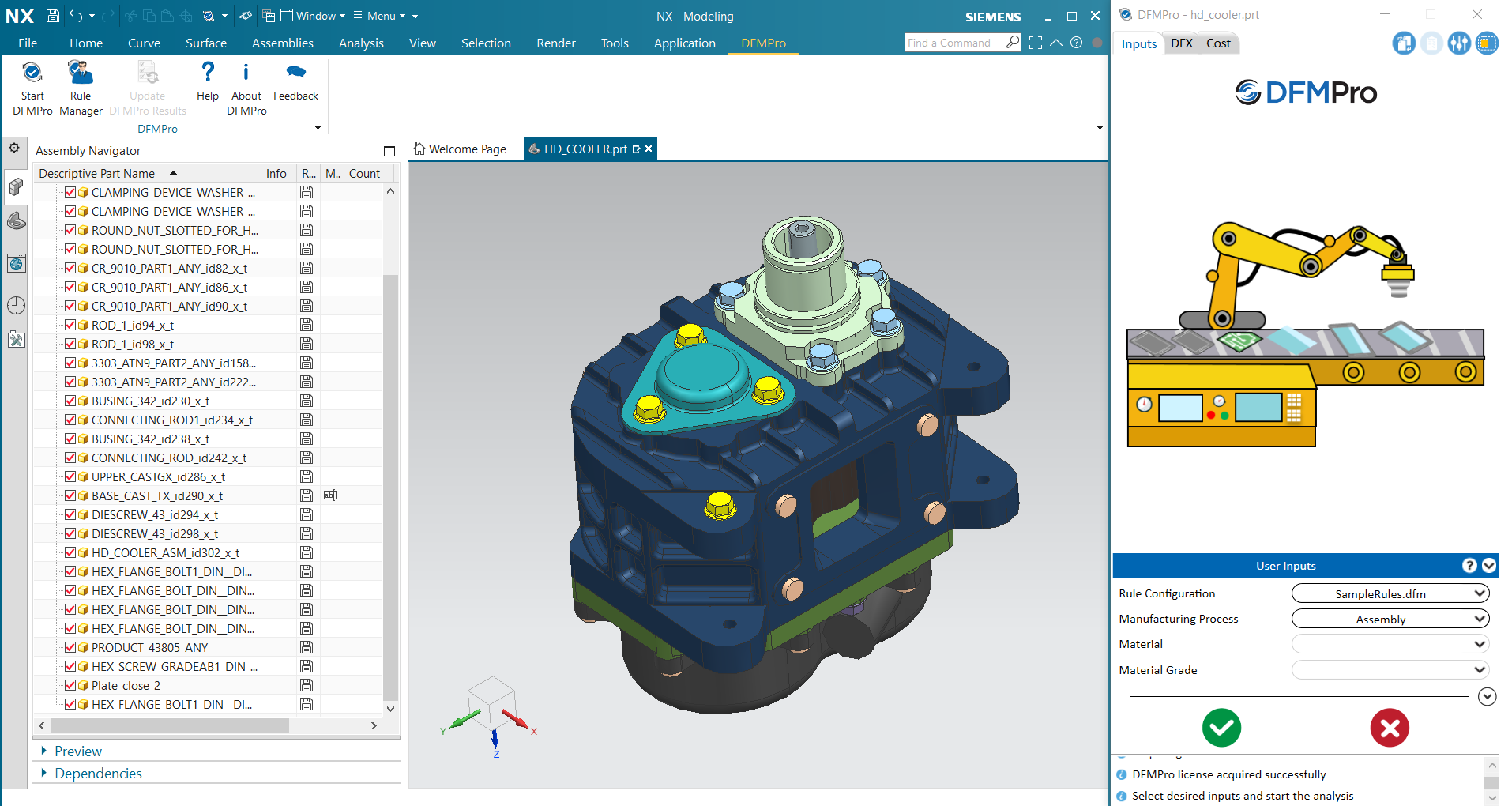 DFMPro for Siemens NX